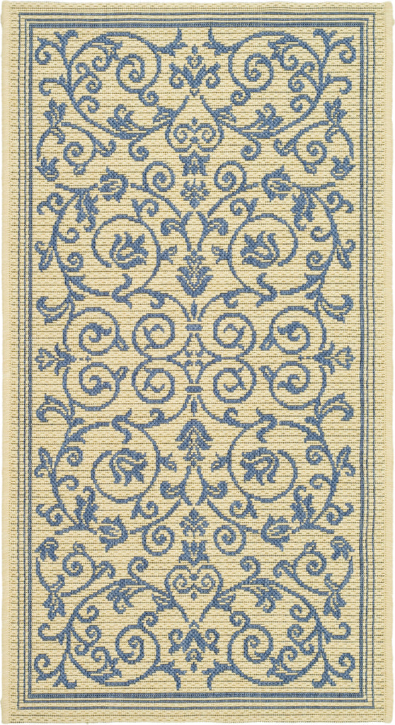 Safavieh Courtyard CY2098 Natural/Blue Area Rug main image