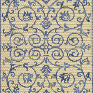 Safavieh Courtyard CY2098 Natural/Blue Area Rug 