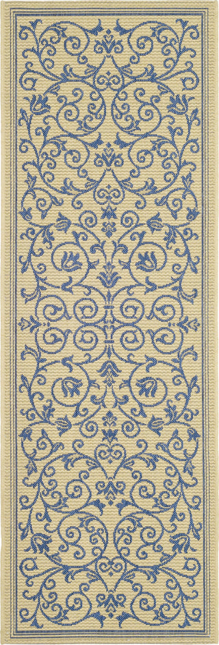 Safavieh Courtyard CY2098 Natural/Blue Area Rug 