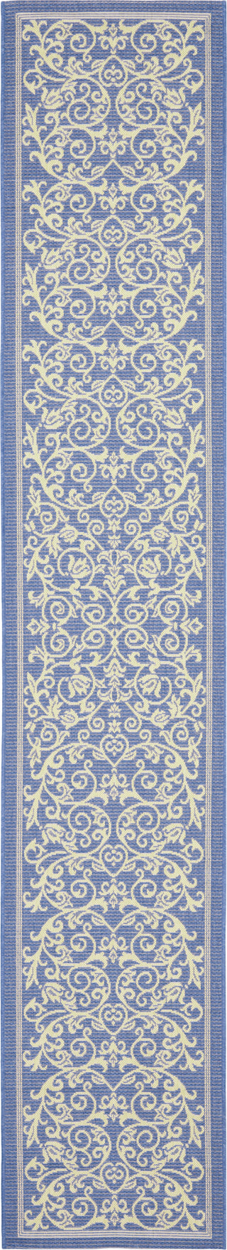 Safavieh Courtyard CY2098 Blue/Natural Area Rug 