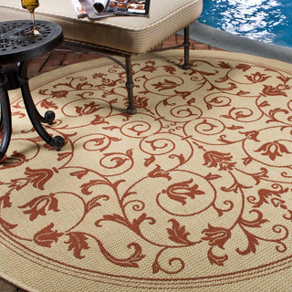 Safavieh Courtyard CY2098 Natural/Terra Area Rug 