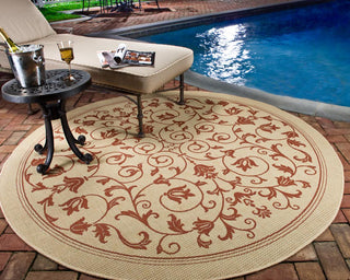 Safavieh Courtyard CY2098 Natural/Terra Area Rug 