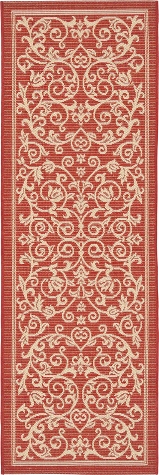 Safavieh Courtyard CY2098 Red/Natural Area Rug 