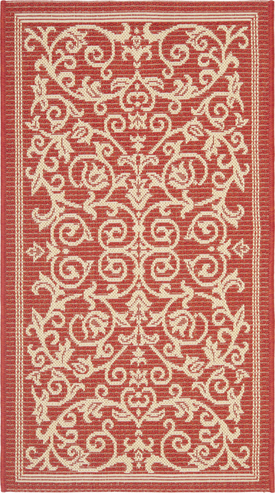 Safavieh Courtyard CY2098 Red/Natural Area Rug main image