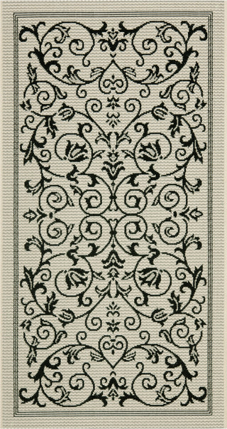 Safavieh Courtyard CY2098 Sand/Black Area Rug 