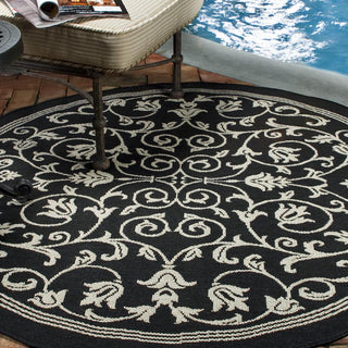 Safavieh Courtyard CY2098 Black/Sand Area Rug  Feature