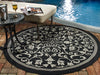 Safavieh Courtyard CY2098 Black/Sand Area Rug 