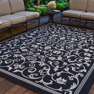 Safavieh Courtyard CY2098 Black/Sand Area Rug 