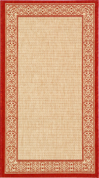 Safavieh Courtyard CY2099 Natural/Red Area Rug main image