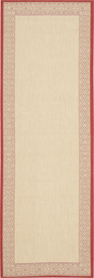 Safavieh Courtyard CY2099 Natural/Red Area Rug 