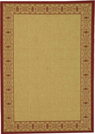 Safavieh Courtyard CY2099 Natural/Red Area Rug 