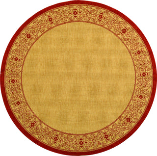 Safavieh Courtyard CY2099 Natural/Red Area Rug 