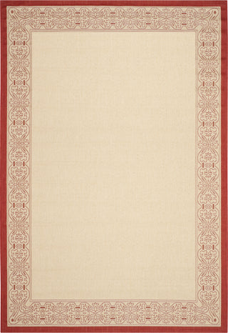 Safavieh Courtyard CY2099 Natural/Red Area Rug 