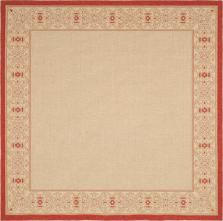 Safavieh Courtyard CY2099 Natural/Red Area Rug 