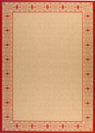 Safavieh Courtyard CY2099 Natural/Red Area Rug 