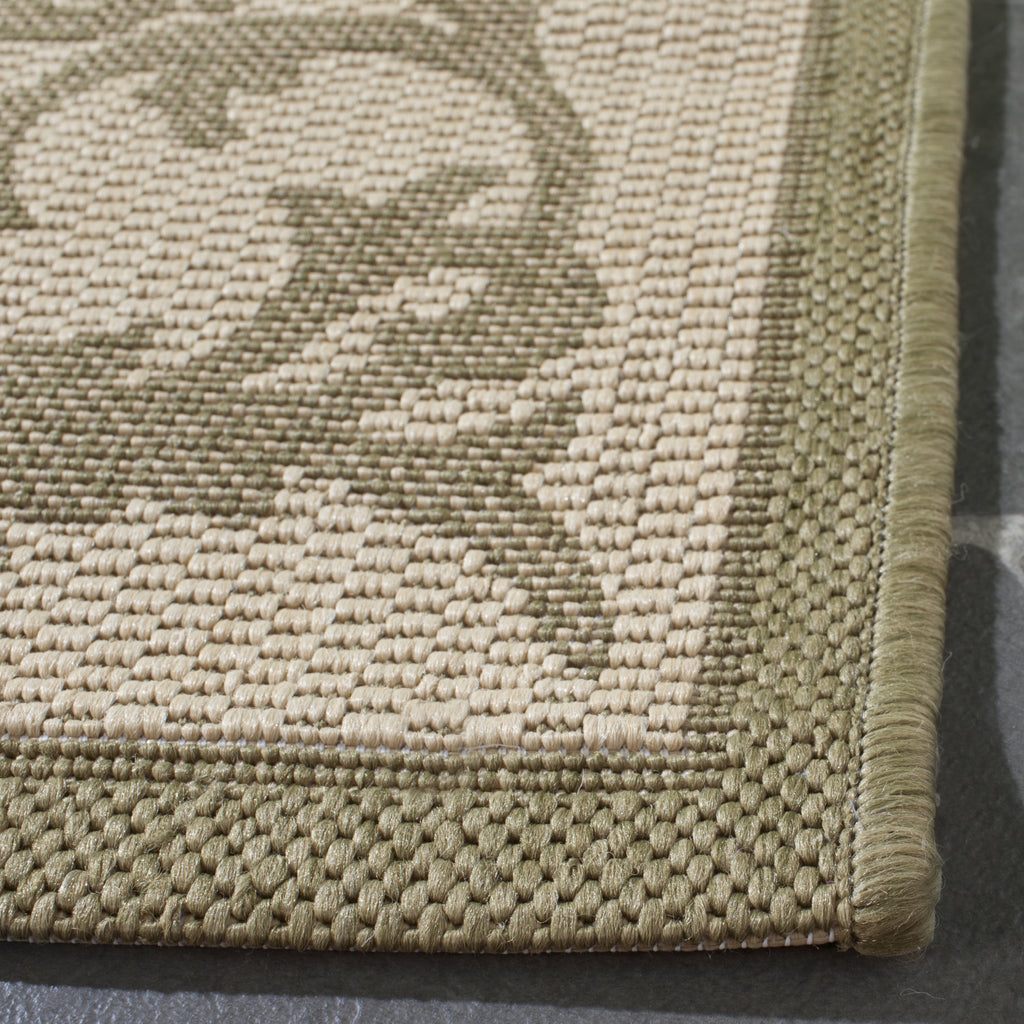 Safavieh Courtyard CY2653 Natural/Olive Area Rug  Feature