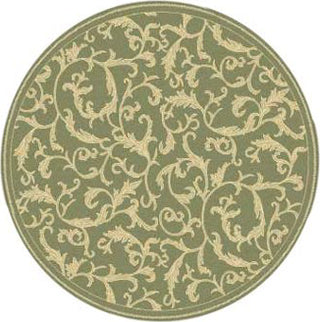 Safavieh Courtyard CY2653 Olive/Natural Area Rug 