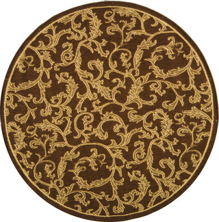 Safavieh Courtyard CY2653 Brown/Natural Area Rug 