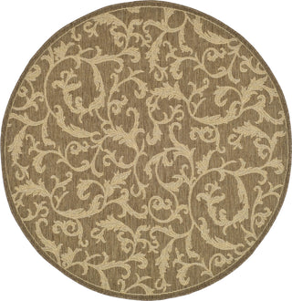 Safavieh Courtyard CY2653 Brown/Natural Area Rug 