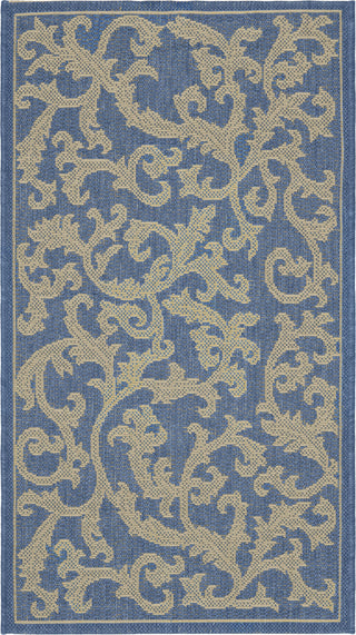 Safavieh Courtyard CY2653 Blue/Natural Area Rug main image