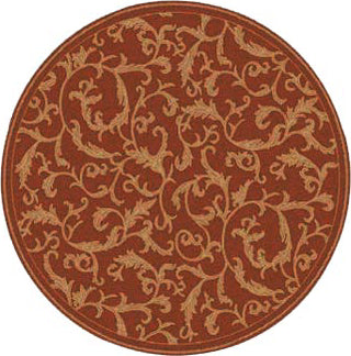 Safavieh Courtyard CY2653 Terracotta/Natural Area Rug 