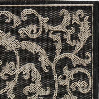 Safavieh Courtyard CY2653 Black/Sand Area Rug 