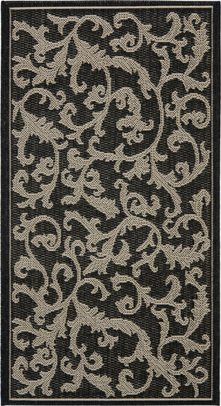 Safavieh Courtyard CY2653 Black/Sand Area Rug main image