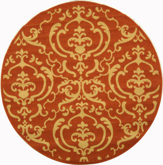 Safavieh Courtyard CY2663 Terracotta/Natural Area Rug 