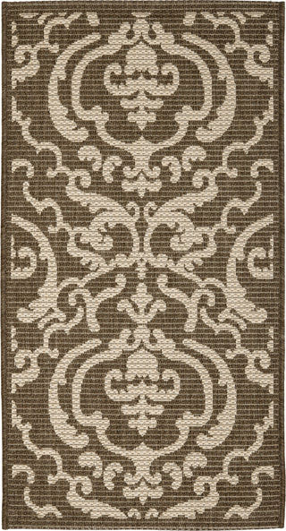 Safavieh Courtyard CY2663 Chocolate/Natural Area Rug main image