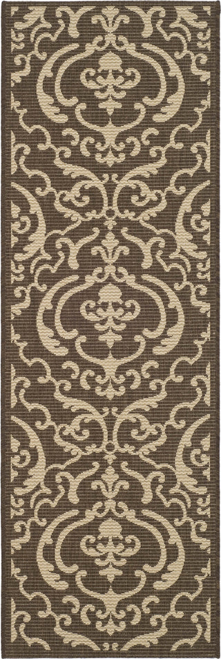 Safavieh Courtyard CY2663 Chocolate/Natural Area Rug 