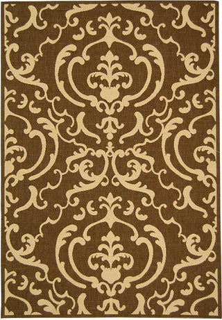 Safavieh Courtyard CY2663 Chocolate/Natural Area Rug 