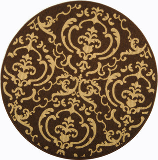 Safavieh Courtyard CY2663 Chocolate/Natural Area Rug 