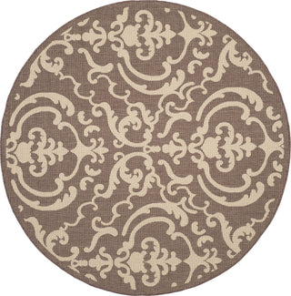 Safavieh Courtyard CY2663 Chocolate/Natural Area Rug 