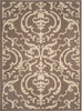 Safavieh Courtyard CY2663 Chocolate/Natural Area Rug 