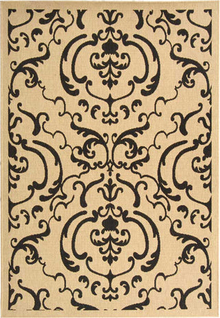 Safavieh Courtyard CY2663 Sand/Black Area Rug 