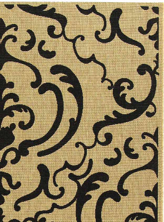 Safavieh Courtyard CY2663 Sand/Black Area Rug 