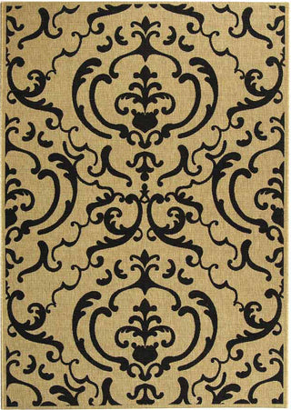 Safavieh Courtyard CY2663 Sand/Black Area Rug 