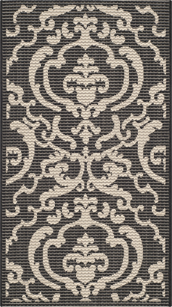 Safavieh Courtyard CY2663 Black/Sand Area Rug main image