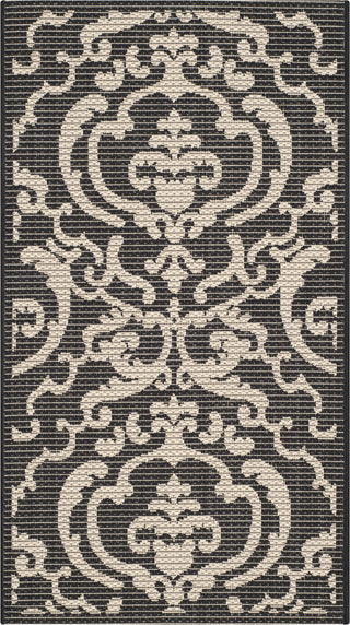 Safavieh Courtyard CY2663 Black/Sand Area Rug main image