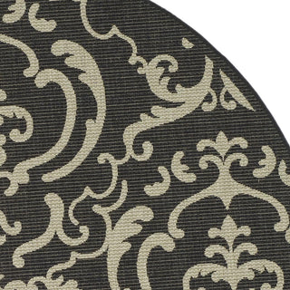 Safavieh Courtyard CY2663 Black/Sand Area Rug 