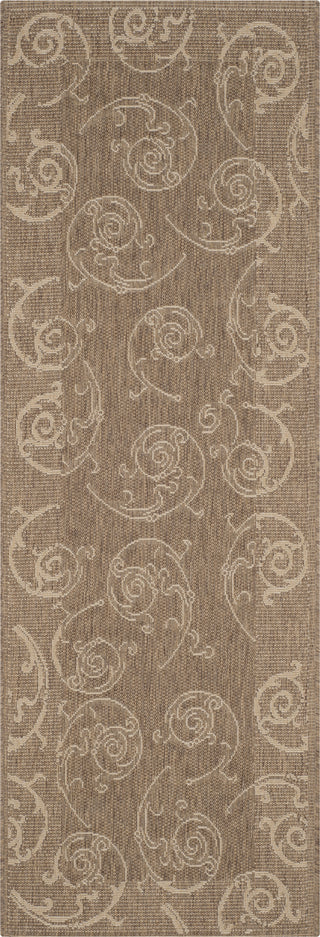 Safavieh Courtyard CY2665 Brown/Natural Area Rug 