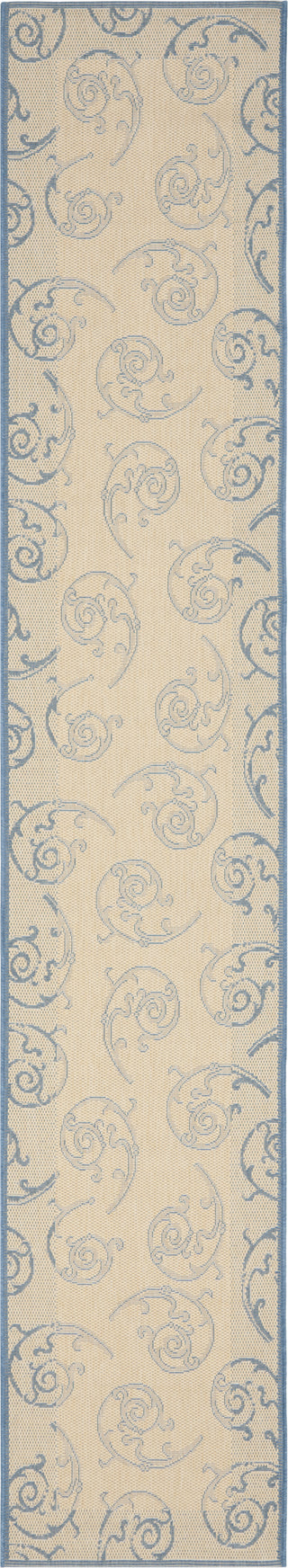 Safavieh Courtyard CY2665 Natural/Blue Area Rug 