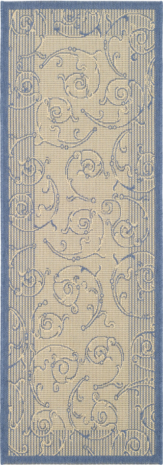 Safavieh Courtyard CY2665 Natural/Blue Area Rug 