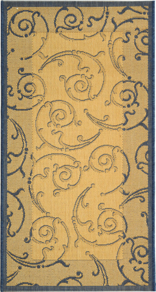 Safavieh Courtyard CY2665 Natural/Blue Area Rug 