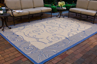 Safavieh Courtyard CY2665 Natural/Blue Area Rug 