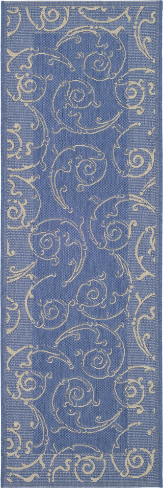 Safavieh Courtyard CY2665 Blue/Natural Area Rug 