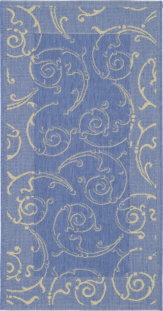 Safavieh Courtyard CY2665 Blue/Natural Area Rug 