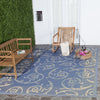 Safavieh Courtyard CY2665 Blue/Natural Area Rug Room Scene Feature