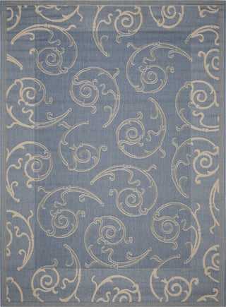 Safavieh Courtyard CY2665 Blue/Natural Area Rug 