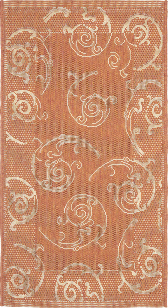 Safavieh Courtyard CY2665 Terracotta/Natural Area Rug main image